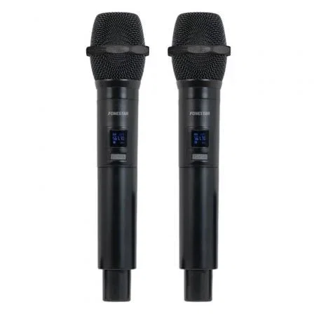 Fonestar SONAIR-2M Micrófono Inalámbrico Doble de Mano UHF Fonestar SONAIR-2M Micrófono Inalámbrico Doble de Mano UHF
